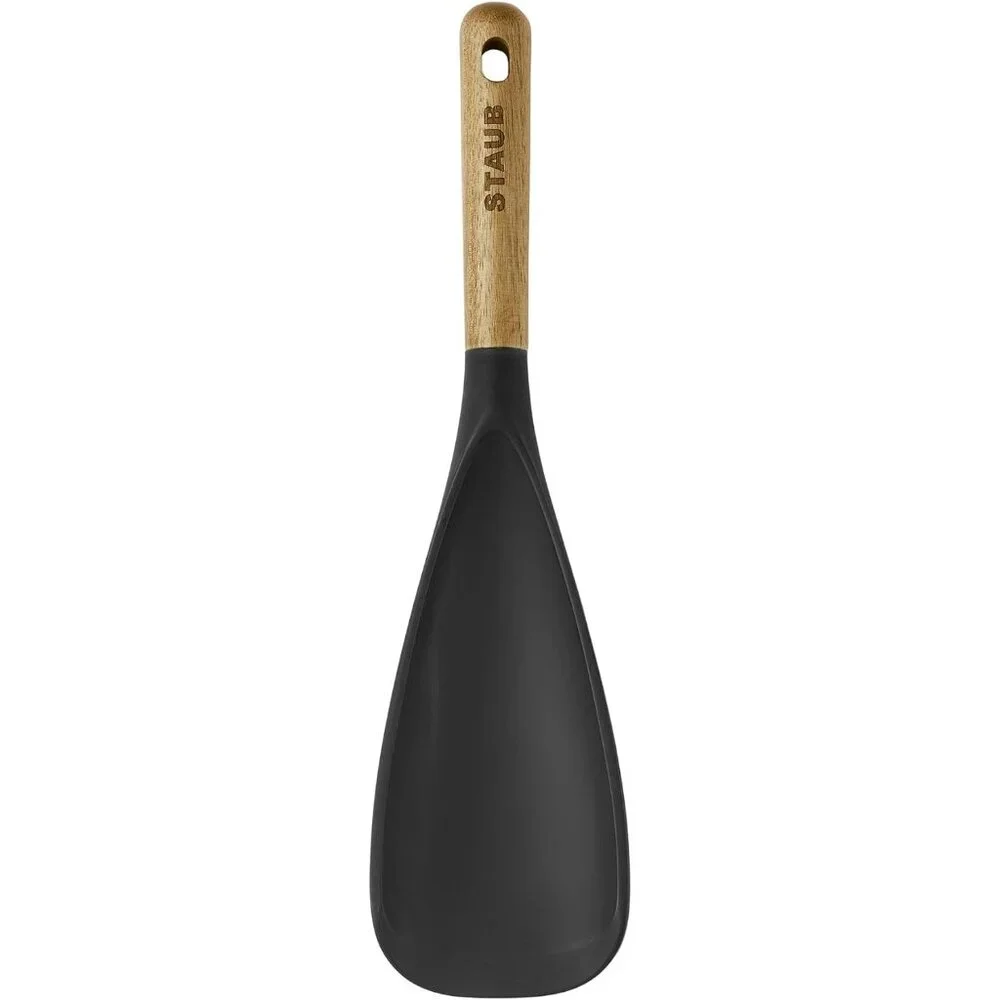 STAUB Multifunction Spatula Spoon Great for Both Durable  Acacia Wood Handles
